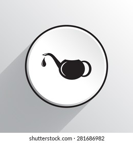 Watering can Spout vector icon 