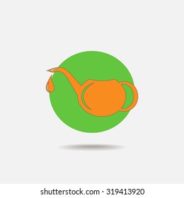 Watering can Spout vector icon 