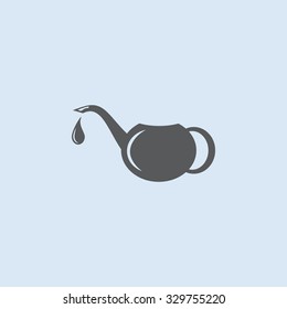Watering can Spout vector icon 