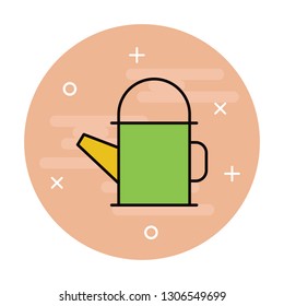 Watering can thin line icon