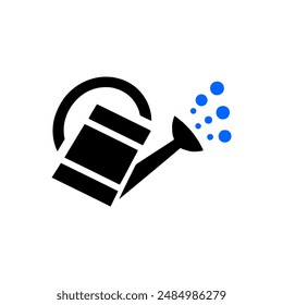 watering can tool logo vector illustration template design