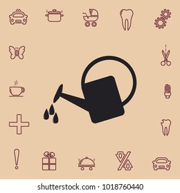 Watering can, vector icon