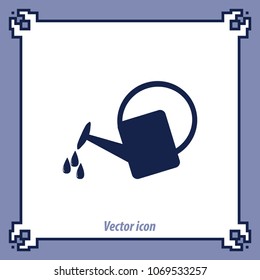 Watering can, vector icon