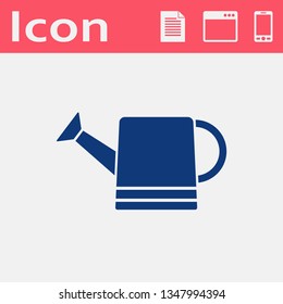 Watering can vector icon
