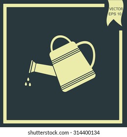 watering can vector icon