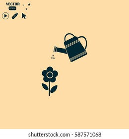 watering can vector icon