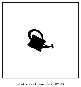 Watering Can Vector Icon.