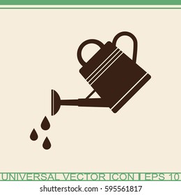 Watering can vector icon.