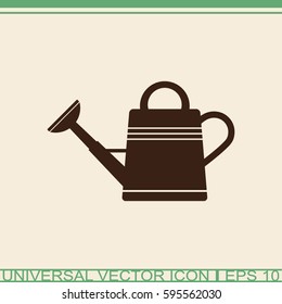 Watering can vector icon.