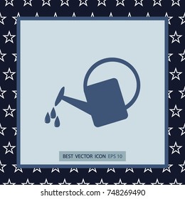 Watering can, vector icon