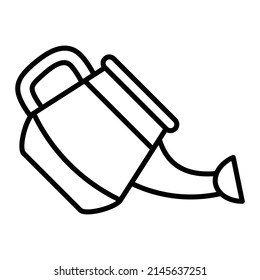 Watering Can vector icon. Can be used for printing, mobile and web applications.