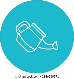 Watering Can vector icon. Can be used for printing, mobile and web applications.