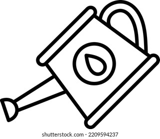 Watering Can vector icon. Can be used for printing, mobile and web applications.