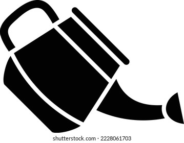 Watering Can vector icon. Can be used for printing, mobile and web applications.