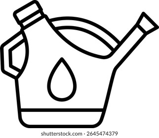 Watering can vector icon. Can be used for printing, mobile and web applications.