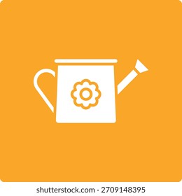 Watering Can vector icon. Can be used for printing, mobile and web applications.