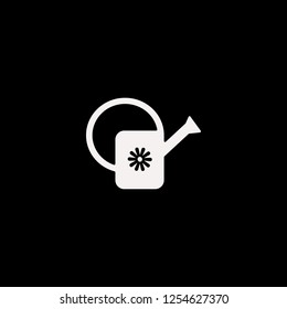 watering can vector icon. flat watering can design. watering can illustration for graphic 