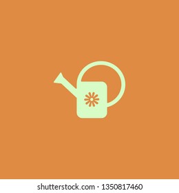 watering can vector icon. flat design