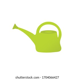 El riego puede ser un icono vectorial aislado en el fondo blanco. Herramienta de jardín al estilo de las caricaturas. Ilustración del vector