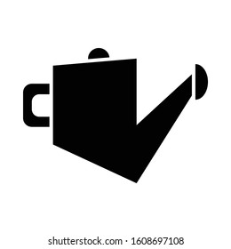 watering can vector icon or logo illustration on white background. Perfect use for website, pattern, design, etc.