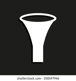 watering can -  vector icon with shadow