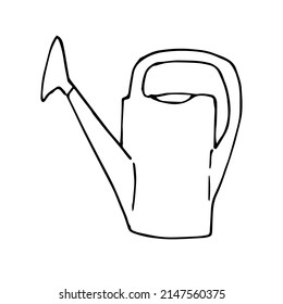 Wassersport kann Vektorgrafik, handgezeichnete Doodles