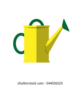 Watering can vector isolated on white.