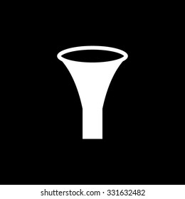 watering can - white vector icon