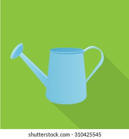 The watering. Flat Vector illustration