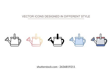 Watering icon design with white background stock illustration