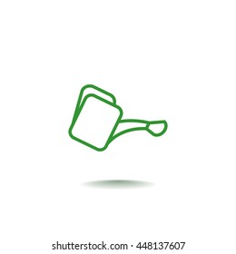 Watering icon Flat .