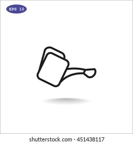 Watering icon Flat .