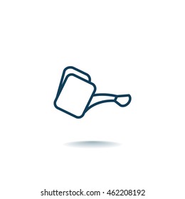 Watering icon Flat .