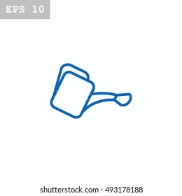 Watering icon Flat .
