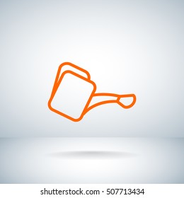 Watering icon Flat .