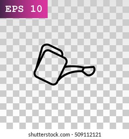 Watering icon Flat .