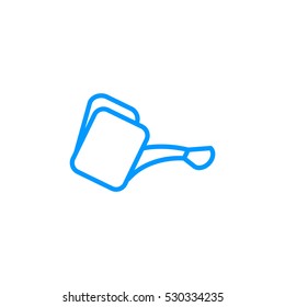 Watering icon Flat .