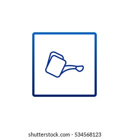 Watering icon Flat .