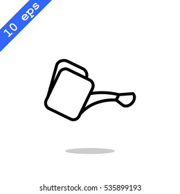 Watering icon Flat .