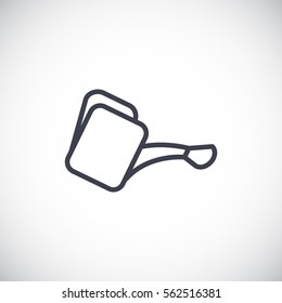 Watering icon Flat .