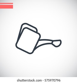 Watering icon Flat .