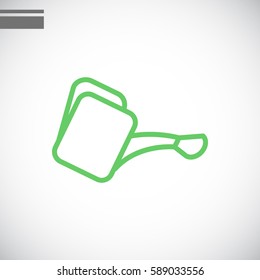 Watering icon Flat .