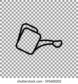 Watering icon Flat .