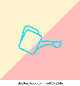 Watering icon Flat .