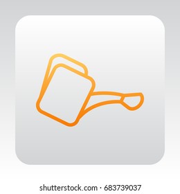 Watering icon Flat .