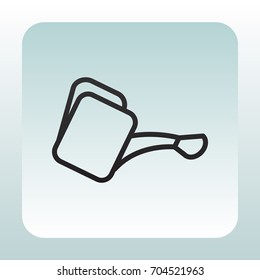 Watering icon Flat .