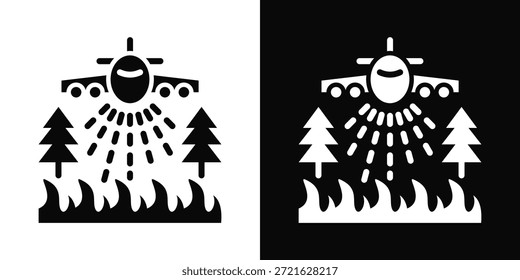 Ícone De Água Branco E Preto Estilo De Fundo