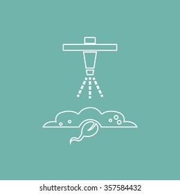 Watering installation icon