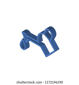Watering isometric left top view 3D icon