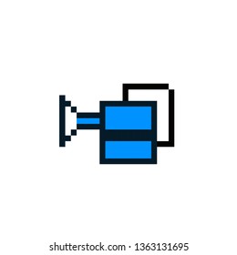 Watering pixel art